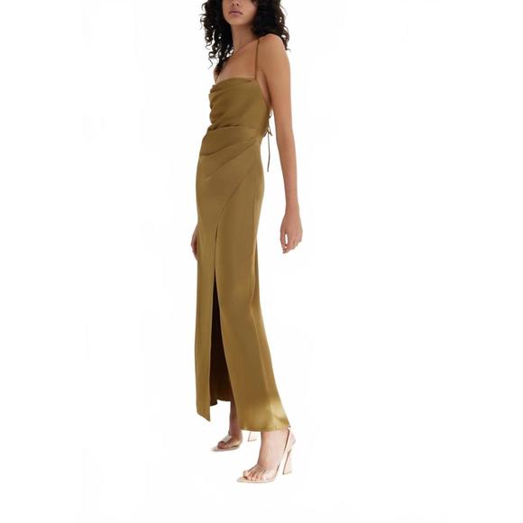 NEW SIGNIFICANT OTHER amelie dress in olive